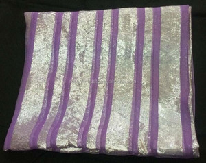 Medium Length Shiny Lurex <b>Chiffon</b> <b>Scarf</b> Spring Style Square Design Multi Color Logo Adults-Oregon Alaska Russia Comfortable - Product Image 3