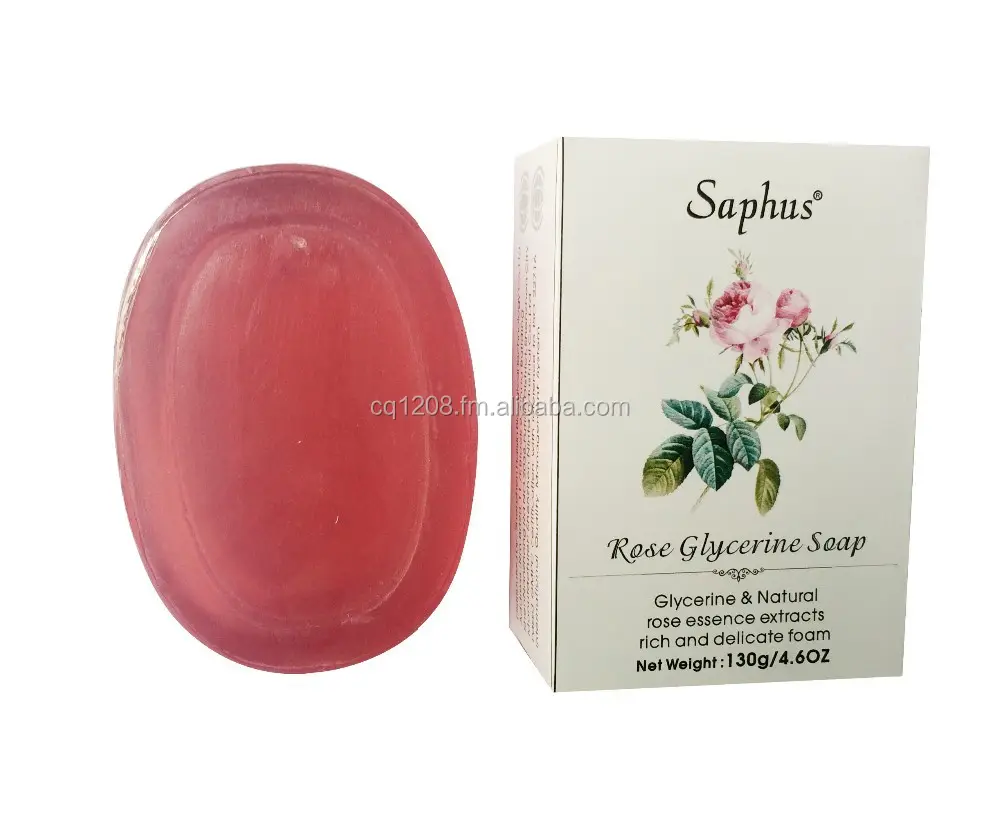 Rose Glycerine Soap with Nature Oil for promoting melanin decomposition