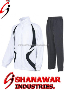 Shanawar Chándales de Entrenamiento Unisex de Alta Calidad de Secado Rápido a Prueba de Viento Antibacteriano Nylon Spandex Set Moda Gris XL - Product Image 4