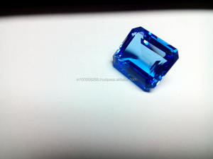 Topacio Azul suizo sintético, venta al por mayor, piedra de vidrio - Product Image 2