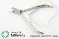 Coupe-cuticules professionnel manuel sur pied en acier inoxydable pour usage domestique, garantie 1 an, manuel inclus