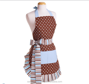 Tablier de cuisine 100% coton de couleur personnalisée fabricant en Inde - Product Image 2