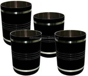 ออกแบบแก้วน้ำแก้วค็อกเทลสแตนเลสเป็นมิตรกับสิ่งแวดล้อมแก้วไวน์กุหลาบแชมเปญทองในราคาขายส่ง - Product Image 1