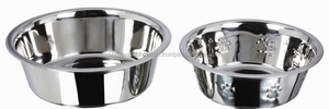 Maxfresh Stainless Steel <b>Dog</b> Bowl Solid Color Rounded Shape Food Grade Material Simple Style Dishwasher Safe Heat Resistant - Product Image 4