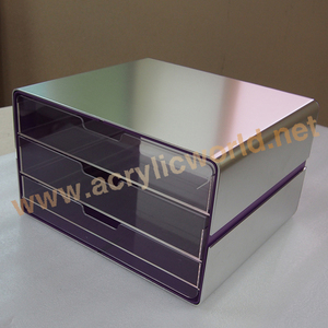 Organizador de Cosméticos de Lucite, Organizador de Maquillaje con Cajones - Product Image 3