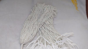 Perlas de Agua Dulce Facetadas de 2-3 mm, Redondas, de Color Blanco, Cuentas de Piedra, Exportaciones Coszcalt, Fabricadas y Suministradas al por Mayor - Product Image 4