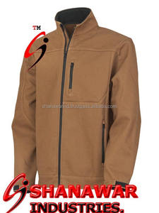 Veste de pluie d'hiver à coquille souple de style High Street décontracté pour le travail, la randonnée et les voyages résistant à l'eau et teint traité - Product Image 2