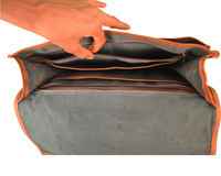 Indien fait à la main en cuir véritable marron ordinateur portable messager sac à bandoulière bureau porte-documents collège sac pour hommes et femmes sac à bandoulière