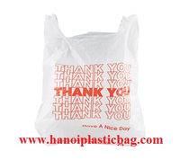 T-shirt de remerciement en plastique, avec sac fabriqué au Vietnam,