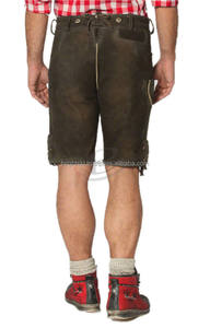 Costume de fête bavarois en cuir de mouton coupe-vent de luxe pour homme, Lederhosen, pour l'Oktoberfest, le carnaval (toutes tailles disponibles) - Product Image 4