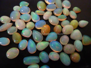 Cabochons d'opales naturelles en vrac, opale éthiopienne, pierre précieuse, coupe irrégulière, livraison gratuite - Product Image 3