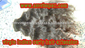 Cheveux bruts Remy vierges naturels non transformés d'Inde tissage indien du sud 100% cuticule alignée Machine Double trame - Product Image 3