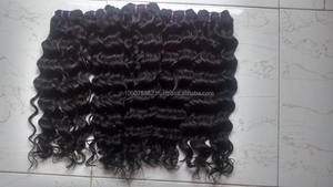 Extensiones de Cabello Humano Virgen Indio Remy Rizado Profundo Sin Procesar de 16 Pulgadas Grado AAAAA para Tejido de Cabello - Product Image 2