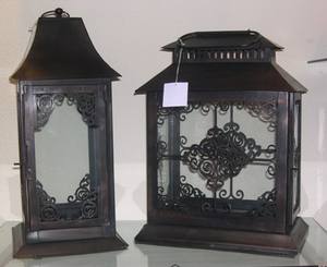 Cuadrados de hierro linterna - Product Image 3