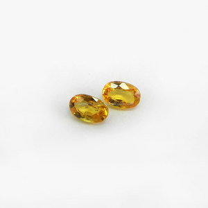 Gema de zafiro amarillo Natural, Nano gema de corte ovalado, 4x6mm, 0,65 Cts - Product Image 2
