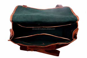 New Arrival Unisex Stylish 100% Genuine Leather Crossbody Messenger Bag Handmade Vintage For Office Use Laptop Feature For Women - Product Image 5