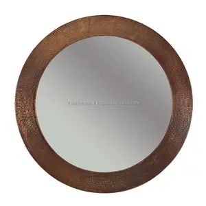 Wall Mounted Hand Made Decorative Mirror for Home Interior and Living Room Decoration with Shiny Finishing Border