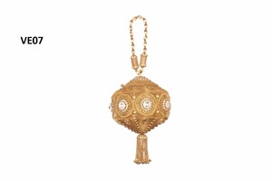 VE06A Sac de soirée en métal pour femmes, fabriqué à la main avec des cristaux de pierres de conception artistique, achats en ligne depuis l'Inde - Product Image 2