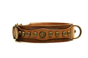 Collar de perro Pug Pet LED con decoración de encaje Arnés de cuero Premium para entrenamiento para perros y gatos Accesorio de patrón de animales - Product Image 2