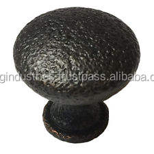 Tirador y Perilla de Hierro Fundido Negro de Lujo Moderno para Muebles de Latón, Perilla para Gabinetes de Cocina, Negro Antiguo - Product Image 3