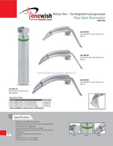 Yüksek kaliteli FlexTip <span class=keywords><strong>Mega</strong></span> ışık Fiber optik Macintosh laringoskop - Product Image 1