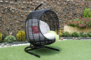 Best Selling Synthetic Rattan Round Shape <b>Swing</b> Chair - <b>Hammock</b> <b>Garden</b> Outdoor Furniture - Product Image 3