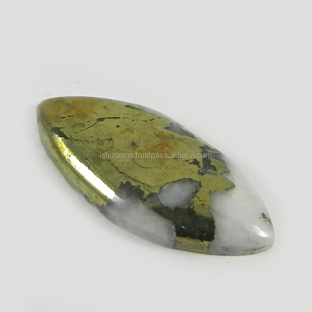 Pierre précieuse Bronzite jaspe, pierre précieuse 15x31mm, bijou fait à la main, 4.05 gms