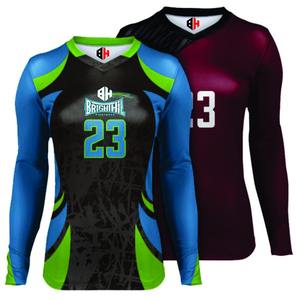 Diseños personalizados de voleibol femenino uniforme - Product Image 3