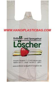 Fruit bag HDPE printed Tshir bag for shopping - Product Image 2