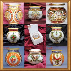 Kalash décoratif de 5 pouces pour la Pooja, idées de cadeaux de mariage indiens - Product Image 6