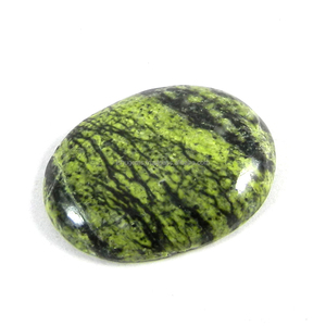 ¡Venta caliente! Jade verde jaspe 5,70 Gms Oval Cabochon 22*29mm Piedras para joyería IG1354 - Product Image 1
