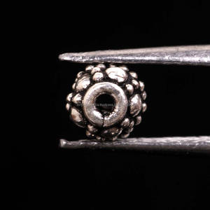 Designer Round Shape Loose Beads Pure 925 Sterling <b>Silver</b> <b>Top</b> Quality Decorative Beads For Jewelry Making 925 <b>Silver</b> Loose Beads - Product Image 2