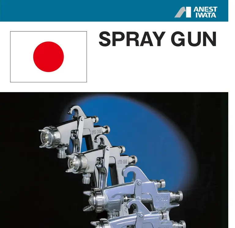 Easy to operate and Convenient hvlp spray gun with high-performance made in Japan