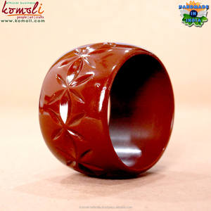 Wide Carved Bangle Resin Wholesale Vintage <b>Jewellery</b> Bracelet <b>Etsy</b> - Product Image 2