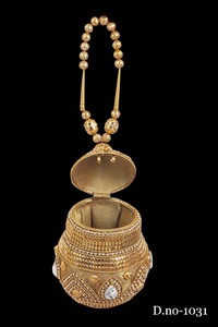 High-Grade 1030 <b>Metal</b> Clutch Evening Bag Handmade Gold Silver <b>Beaded</b> Ladies' Bridal Purse with Quality Stone Work Party Quality - Product Image 4