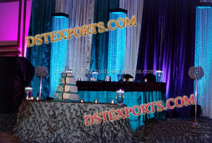 Decoración de escenario de boda asiática, cristal de decoración de escenario, novedad - Product Image 4