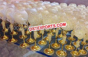 เชิงเทียนทรงลูกบอลคริสตัลสำหรับงานแต่งงาน,ที่วางเทียนไขดีไซน์ใหม่ - Product Image 3