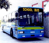 Le message de défilement a mené le panneau d'affichage pour l'autobus scolaire