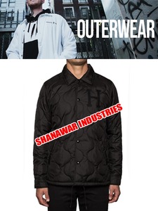 เสื้อแจ็คเก็ตบอมเบอร์ผู้ชายสีเหลือง แบบ OEM สำหรับโค้ช ผลิตจากโพลีเอสเตอร์/ไนลอน กันลมและกันน้ำ - Product Image 3