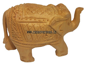 Escultura de Elefante de Madera Hecha a Mano, Estatuilla de Elefante PARA LA Oficina, Hotel, Restaurante, Decoración de Escritorio - Product Image 4