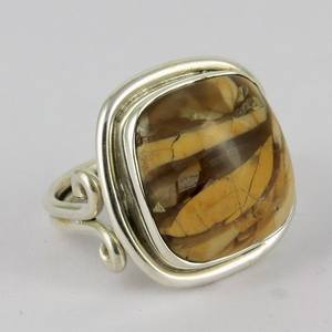 Gran oferta Anillo de Plata de Ley 925 con gema india, joyería de moda - Product Image 2