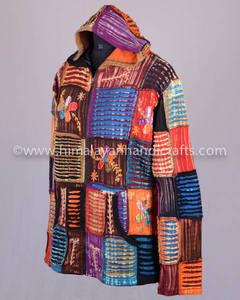 Veste à capuche de style bohème, rasoir coloré et personnalisé avec rayures, nouvelle collection CSWJ 415B - Product Image 4