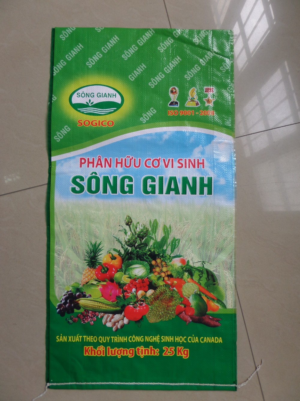 25kg bopp laminated PP woven bag , flour bag , animal food bag