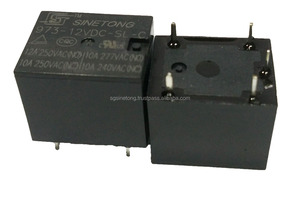 High-Powered 12V Miniature <b>Relay</b> for Smart Home with Sealed Protection and Contact Load Features - Product Image 2
