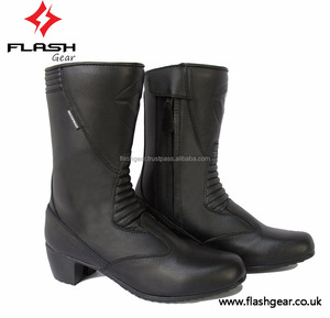 Mejor las mujeres botas moto personalizado damas gira 2021Ankcle protección calle jinete botas - Product Image 5