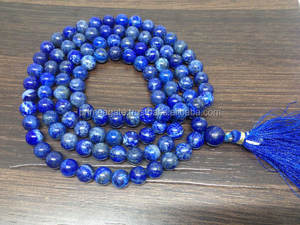 Lapis Lazuli Jap Mala ใหม่ล่าสุดสำหรับจำหน่าย | หินบำบัด Jap Mala | ลูกประคำ - Product Image 2