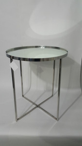 MESA REDONDA DE ACERO CON ESPEJO - Product Image 3