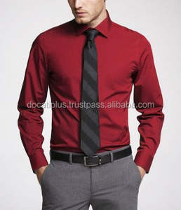 Custom Tailor Made Solid Color Cotton Dress <b>Shirt</b> for <b>Men</b> <b>Men's</b> Office Dress <b>Shirt</b> - Product Image 3