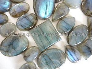 Cabujones de labradorita AAA de grado de alta calidad, piedras preciosas naturales, Flash azul, tamaños calibrados de potencia (5-30mm) para la venta de joyería - Product Image 4