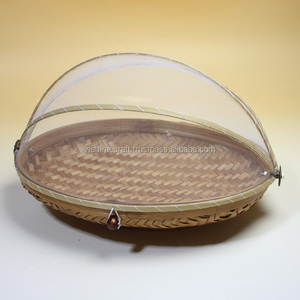 Bamboo Folding Fruit <b>Basket</b>, Viettime Craft Product - Product Image 1